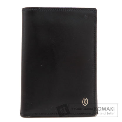 CARTIER Three-fold wallet Bifold Wallet No Coin Pocket Leather Ladies [Used]