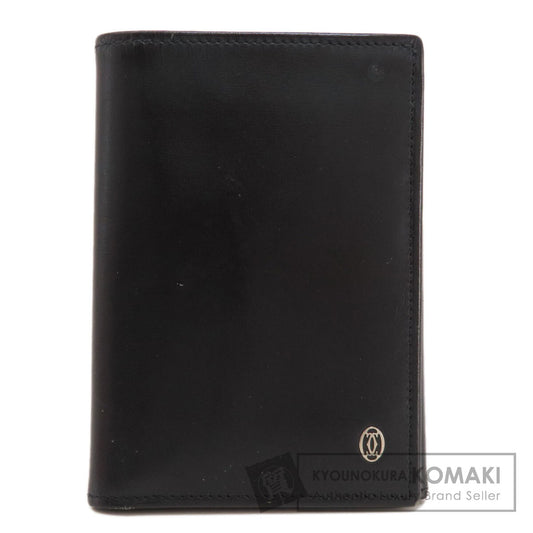 CARTIER Three-fold wallet Bifold Wallet No Coin Pocket Leather Ladies [Used]