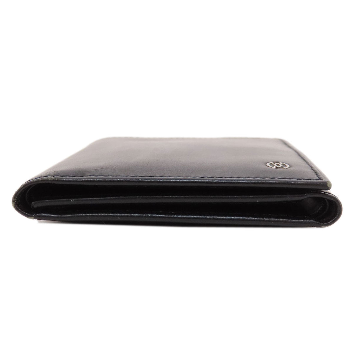 CARTIER Three-fold wallet Bifold Wallet No Coin Pocket Leather Ladies [Used]