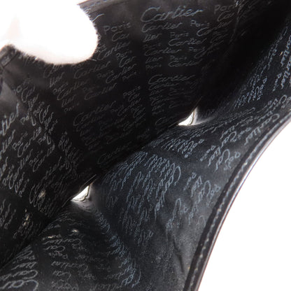 CARTIER Three-fold wallet Bifold Wallet No Coin Pocket Leather Ladies [Used]