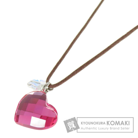 SWAROVSKI heart Necklace Crystal Ladies [Used]