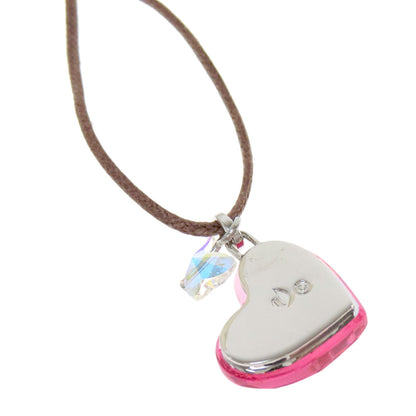SWAROVSKI heart Necklace Crystal Ladies [Used]
