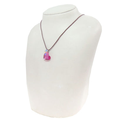 SWAROVSKI heart Necklace Crystal Ladies [Used]