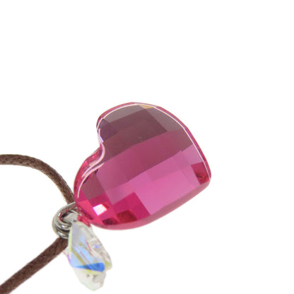 SWAROVSKI heart Necklace Crystal Ladies [Used]