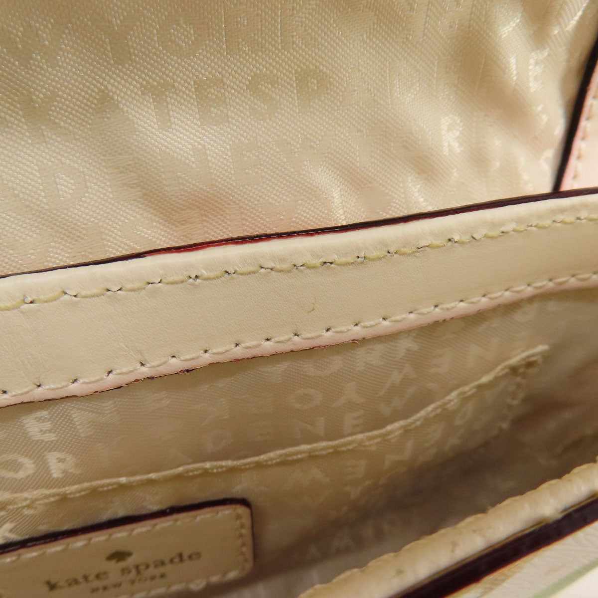 kate spade Flower motif Shoulder Bag PVC Ladies [Used]