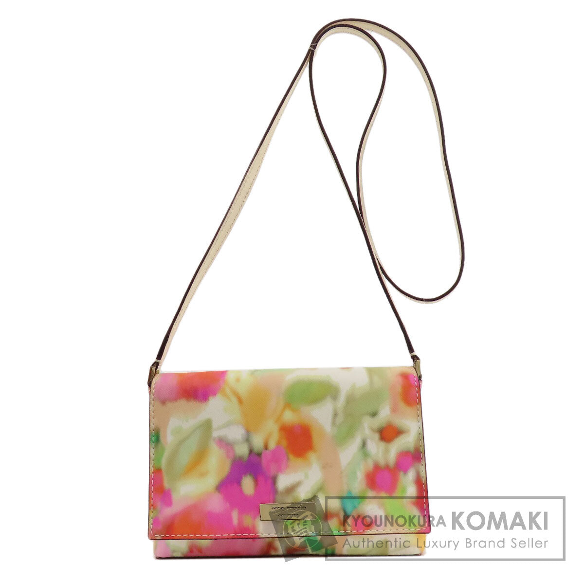 kate spade Flower motif Shoulder Bag PVC Ladies [Used]