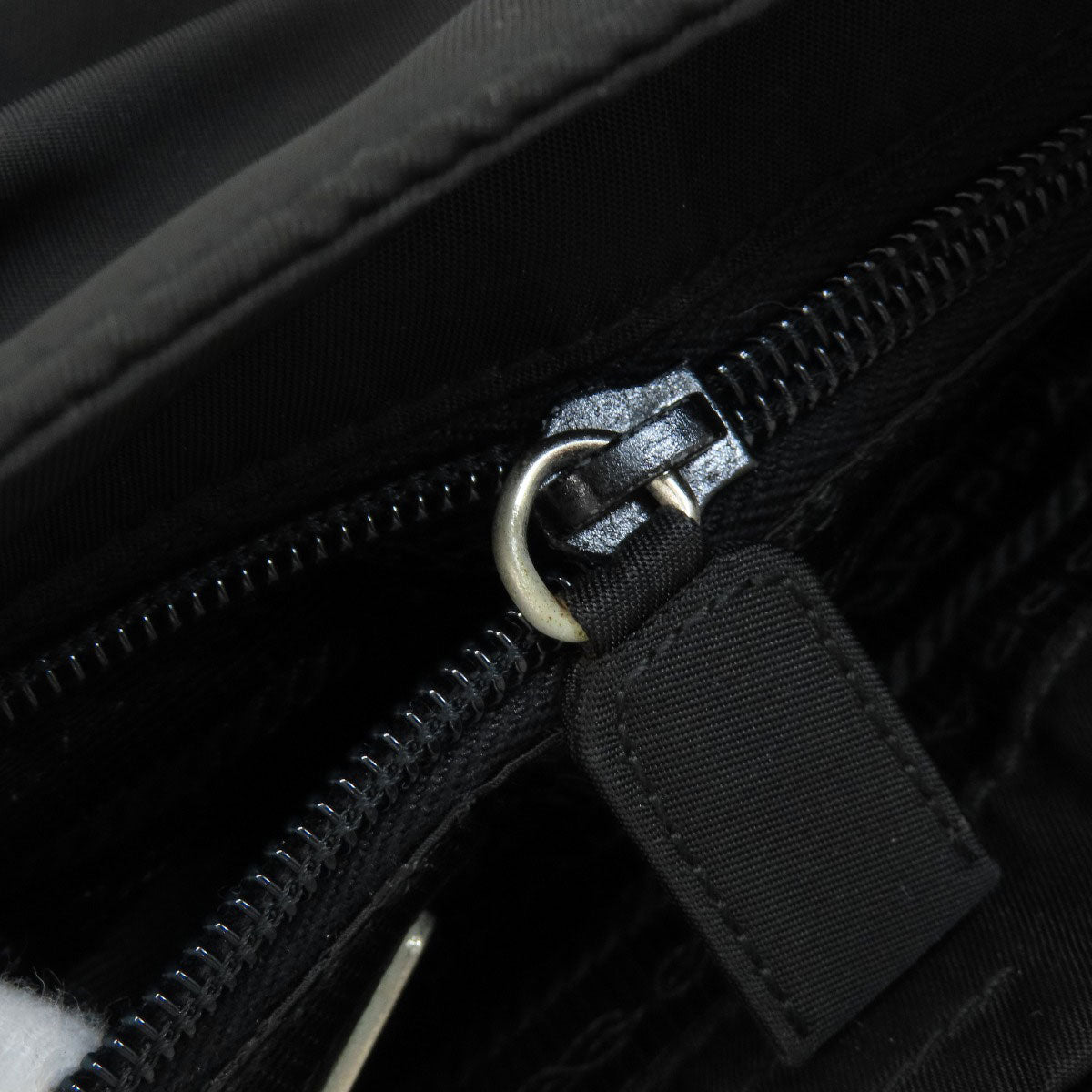 PRADA   Tote Bag Logo Hardware Nylon Ladies