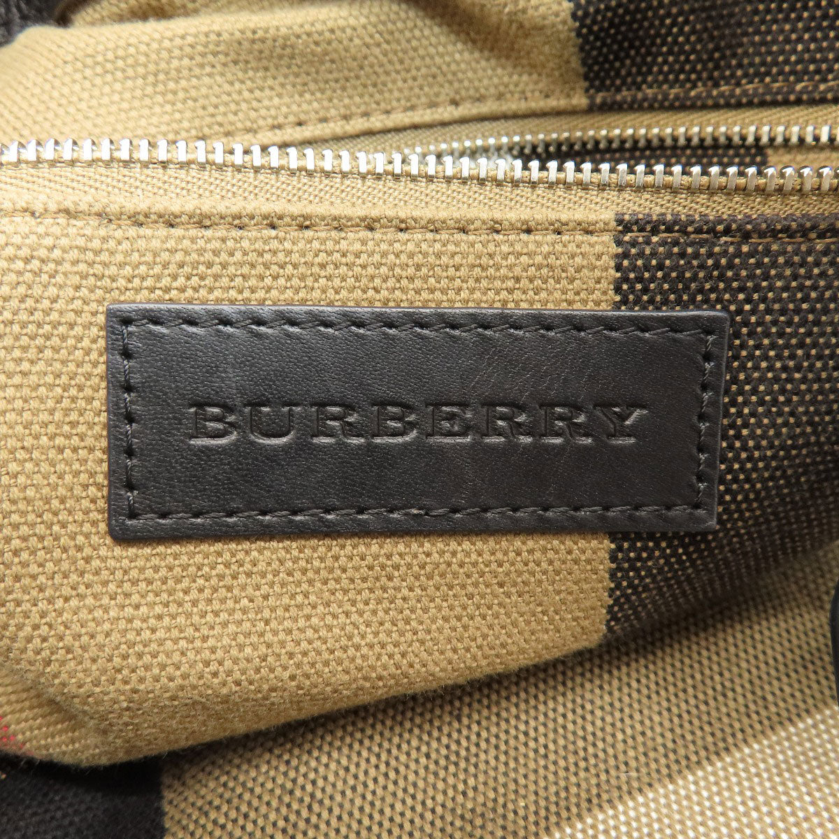 BURBERRY   Tote Bag logo Leather Ladies