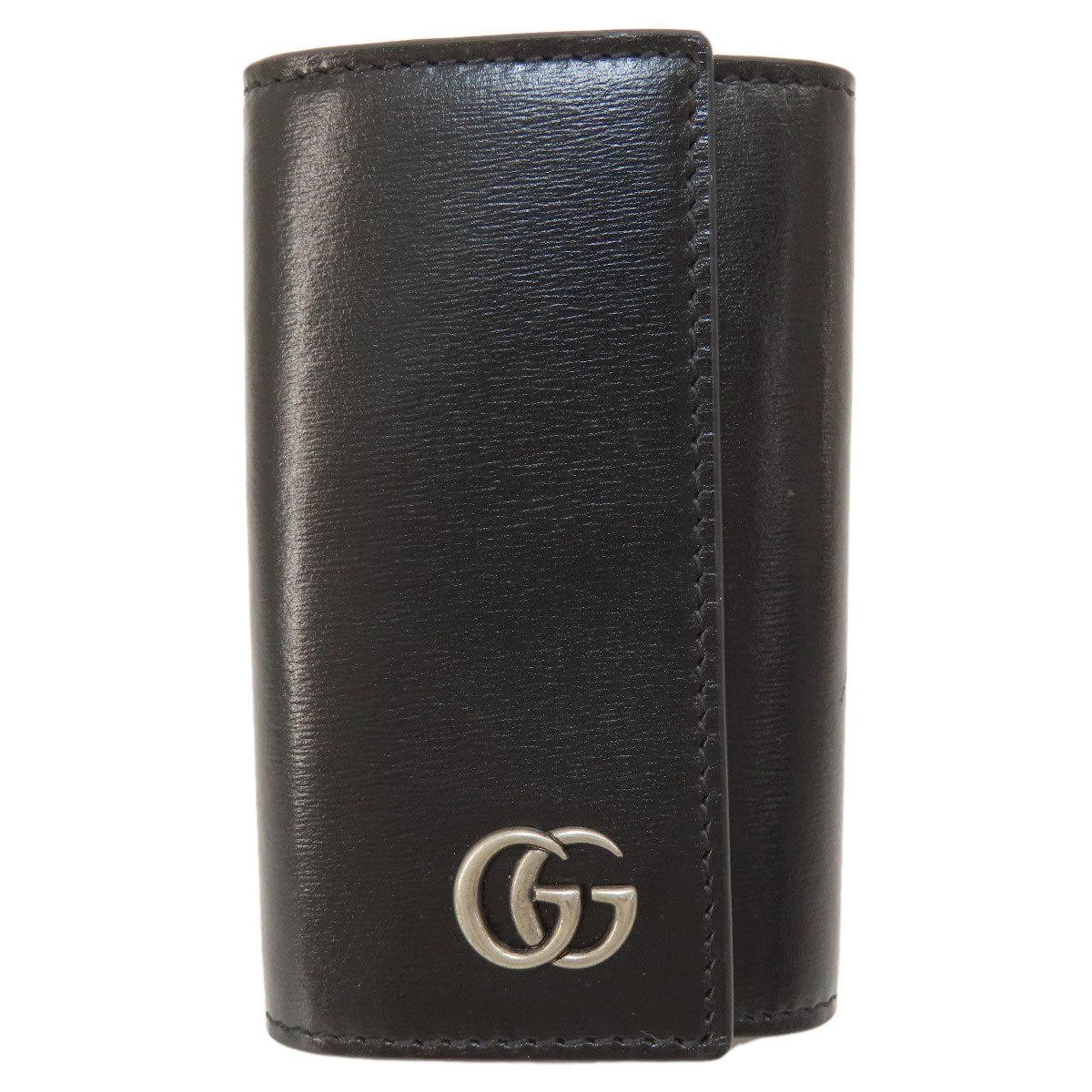 GUCCI 435305 logo key holder Leather Ladies [Used]