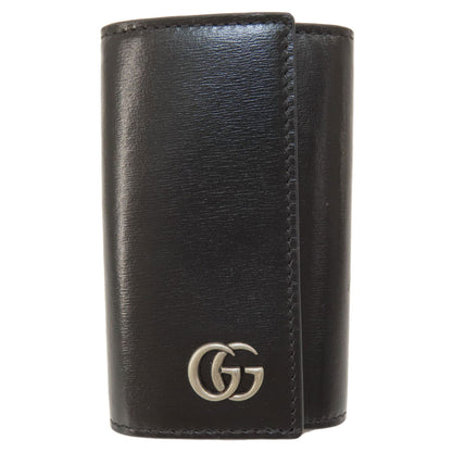 GUCCI 435305 logo key holder Leather Ladies [Used]