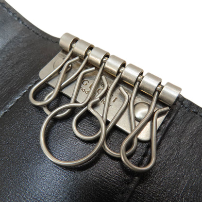 GUCCI 435305 logo key holder Leather Ladies [Used]