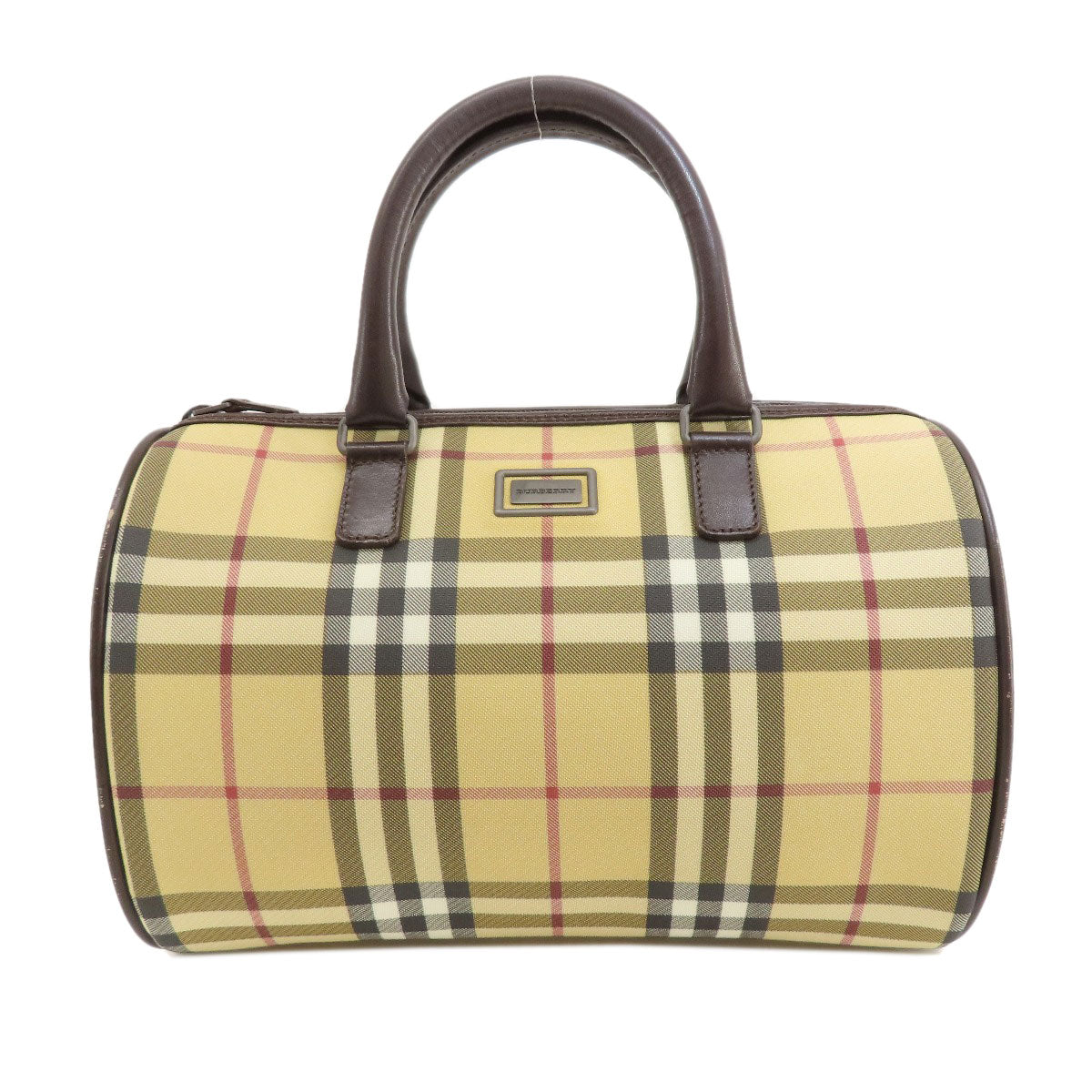 BURBERRY Nova Check Handbag Canvas Ladies [Used]