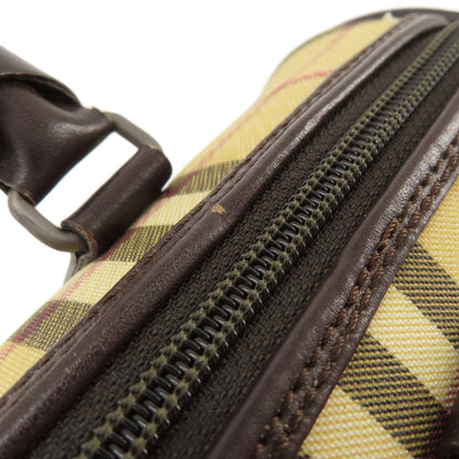 BURBERRY Nova Check Handbag Canvas Ladies [Used]