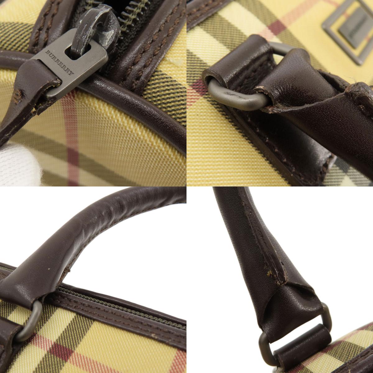 BURBERRY Nova Check Handbag Canvas Ladies [Used]