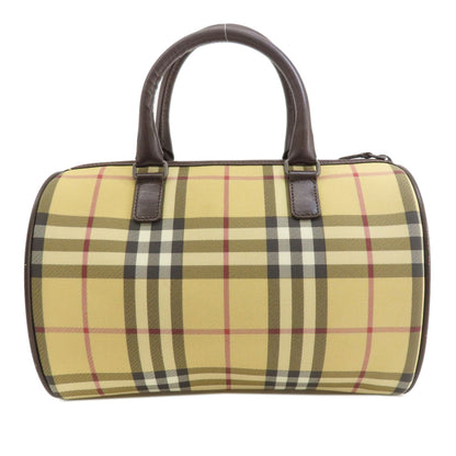BURBERRY Nova Check Handbag Canvas Ladies [Used]