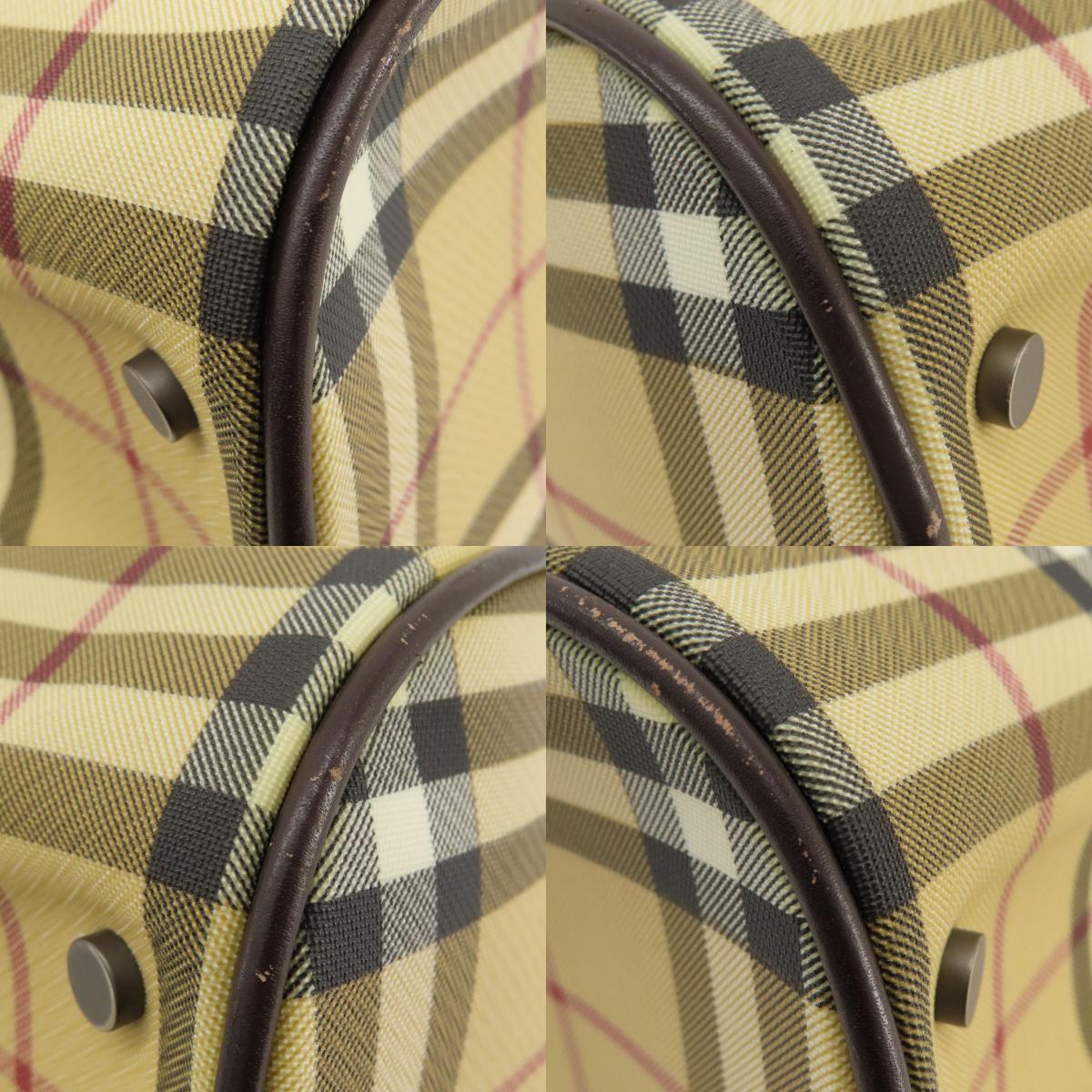 BURBERRY Nova Check Handbag Canvas Ladies [Used]