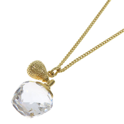 SWAROVSKI perfume motif Necklace Crystal MetalLadies [Used]