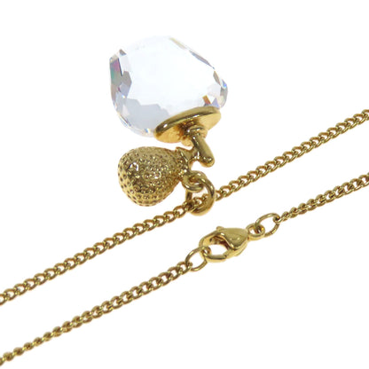 SWAROVSKI perfume motif Necklace Crystal MetalLadies [Used]