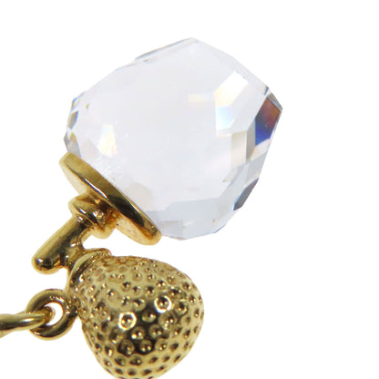 SWAROVSKI perfume motif Necklace Crystal MetalLadies [Used]