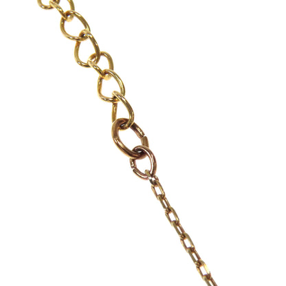 SWAROVSKI V motif rhinestone Necklace Metal Ladies [Used]