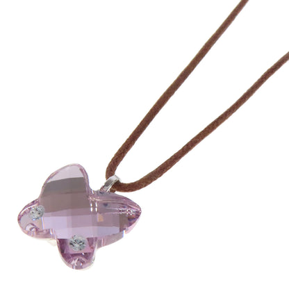 SWAROVSKI Butterfly motif Necklace Crystal StringLadies [Used]