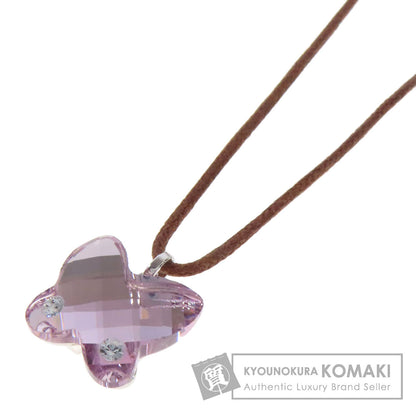 SWAROVSKI Butterfly motif Necklace Crystal StringLadies [Used]