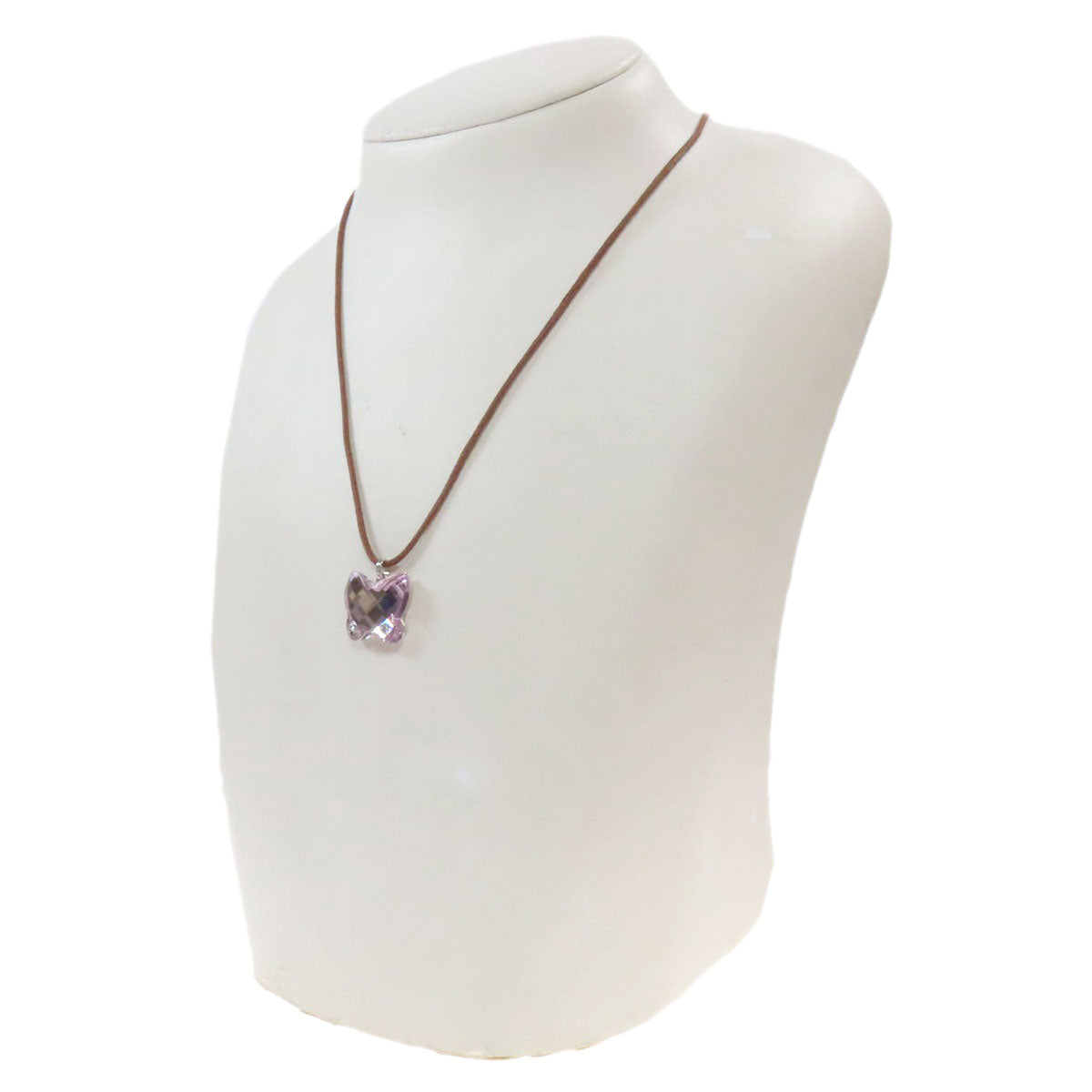 SWAROVSKI Butterfly motif Necklace Crystal StringLadies [Used]