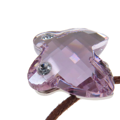 SWAROVSKI Butterfly motif Necklace Crystal StringLadies [Used]