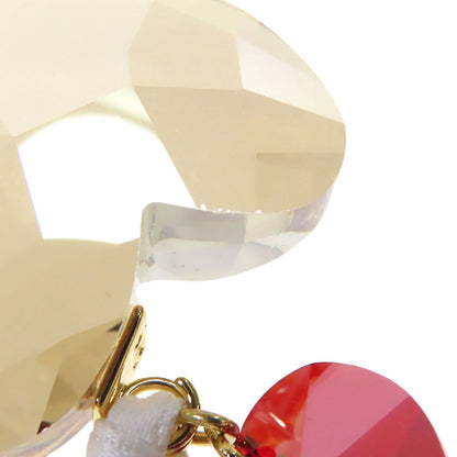 SWAROVSKI heart Necklace Crystal StringLadies [Used]