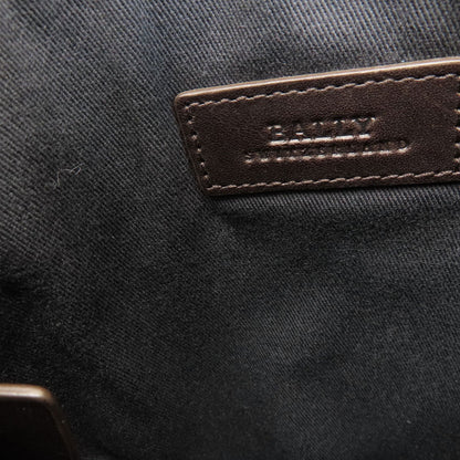 BALLY Barry Stripe Shoulder Bag Leather Ladies [Used]