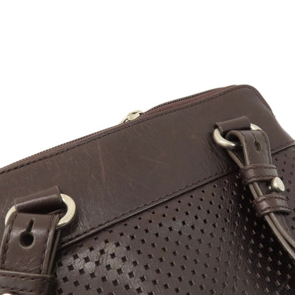 BALLY Barry Stripe Shoulder Bag Leather Ladies [Used]