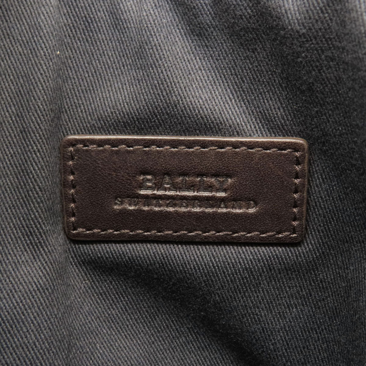 BALLY Barry Stripe Shoulder Bag Leather Ladies [Used]