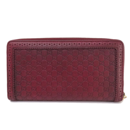 GUCCI  295371 Long wallet (with coin pocket) Micro guccissima GG Leather Ladies