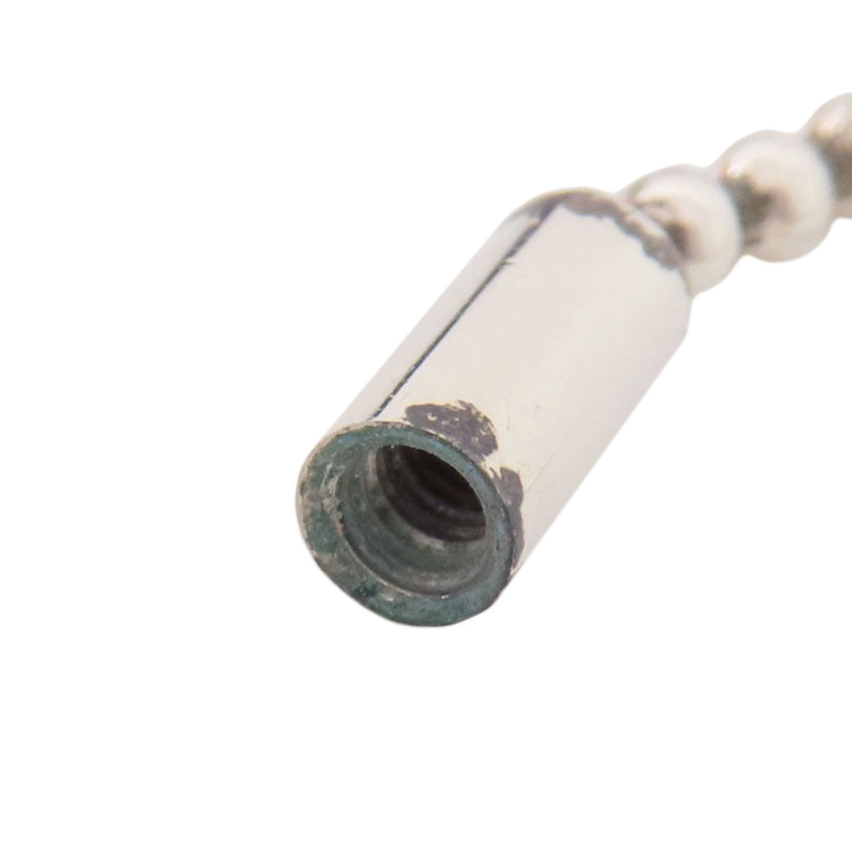 GUCCI Ball Chain Logo Bracelet Silver Ladies [Used]