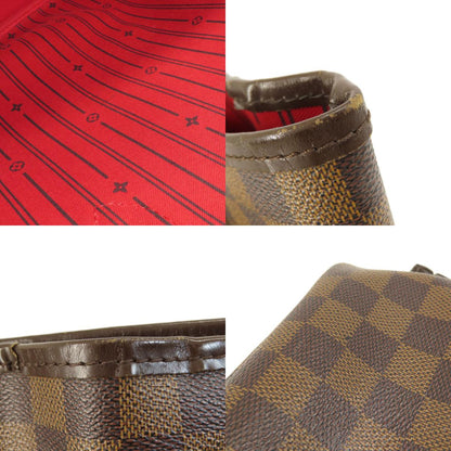 LOUIS VUITTON N51105 Neverfull MM Damier Ebene Tote Bag Damier canvas Ladies [Used]