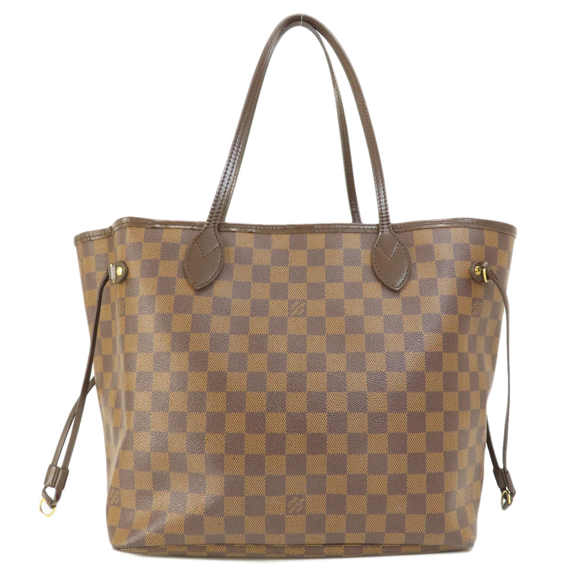 LOUIS VUITTON N51105 Neverfull MM Damier Ebene Tote Bag Damier canvas Ladies [Used]