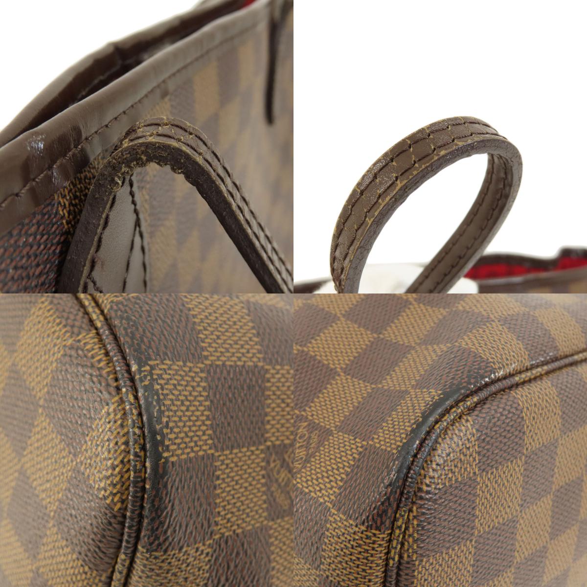 LOUIS VUITTON N51105 Neverfull MM Damier Ebene Tote Bag Damier canvas Ladies [Used]