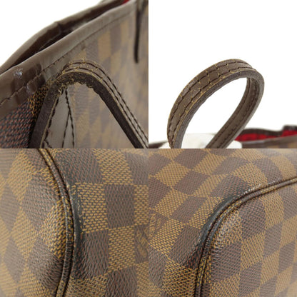 LOUIS VUITTON N51105 Neverfull MM Damier Ebene Tote Bag Damier canvas Ladies [Used]
