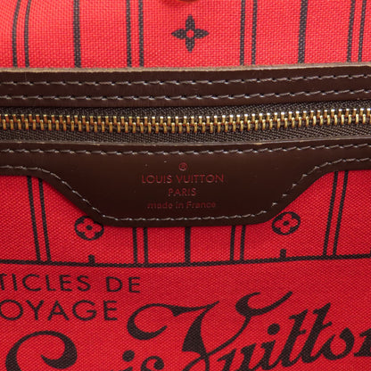 LOUIS VUITTON N51105 Neverfull MM Damier Ebene Tote Bag Damier canvas Ladies [Used]