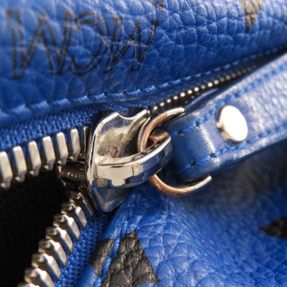 MCM logo Backpack Â· Daypack PVC Ladies [Used]