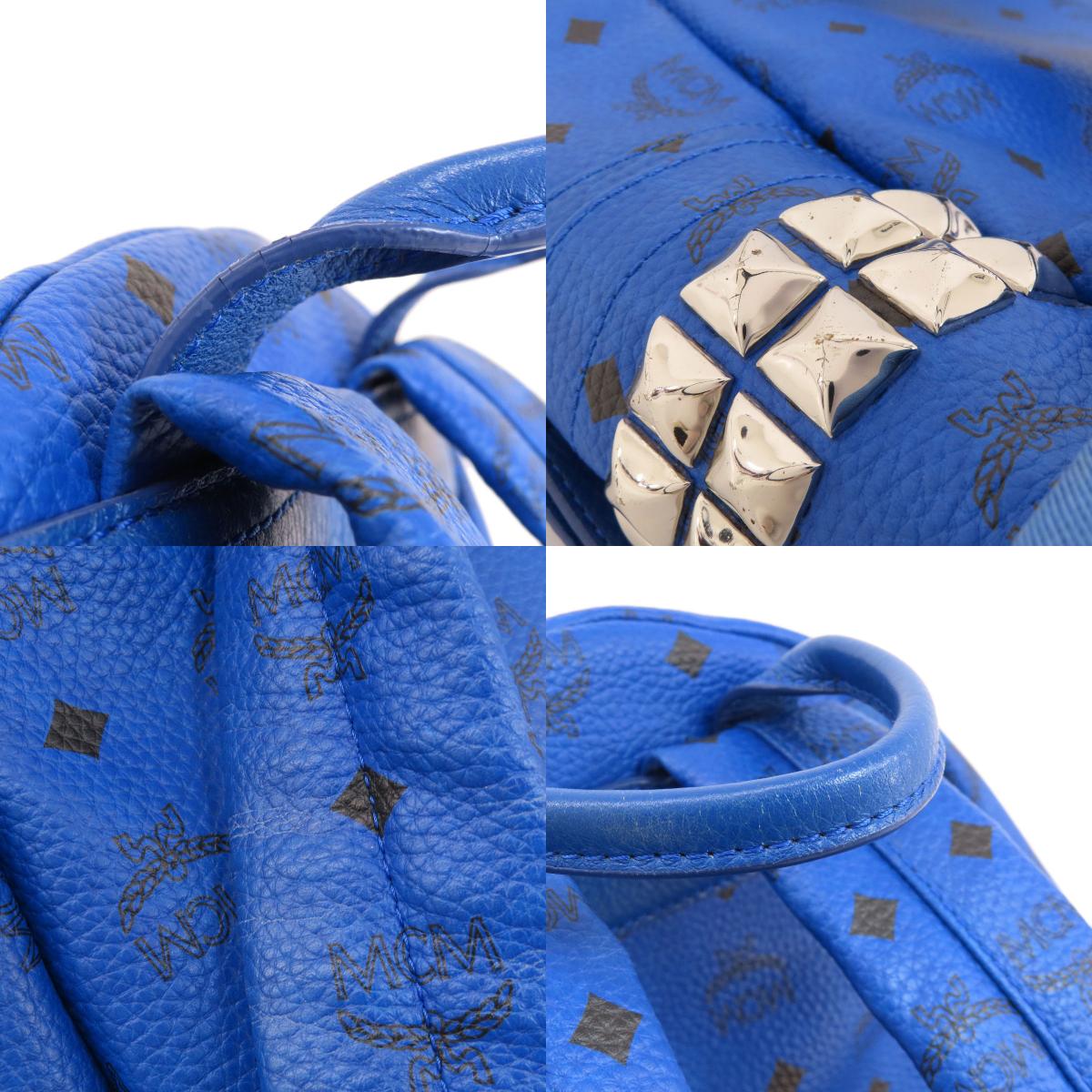 MCM logo Backpack Â· Daypack PVC Ladies [Used]