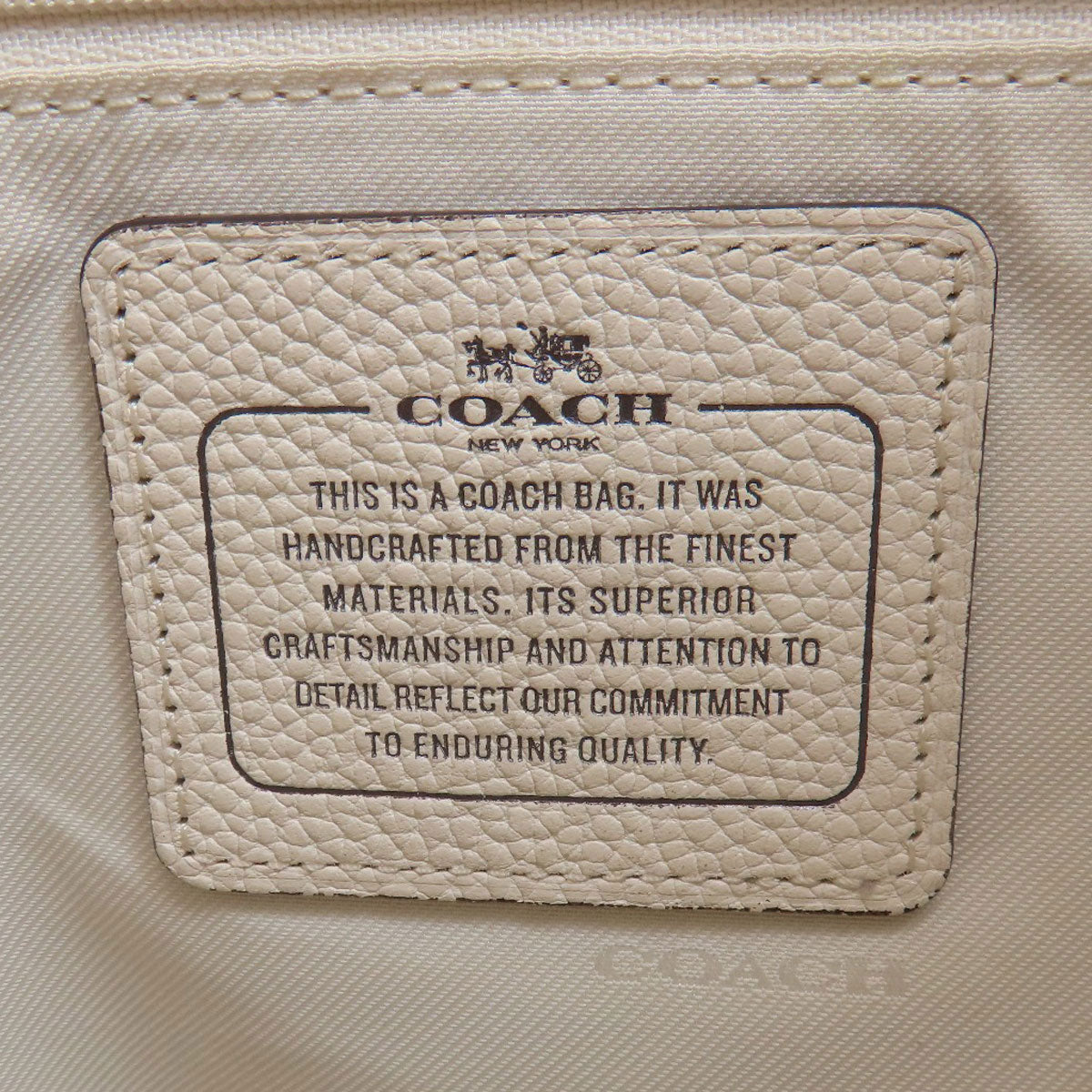 COACH  55544 Handbag logo Leather Ladies