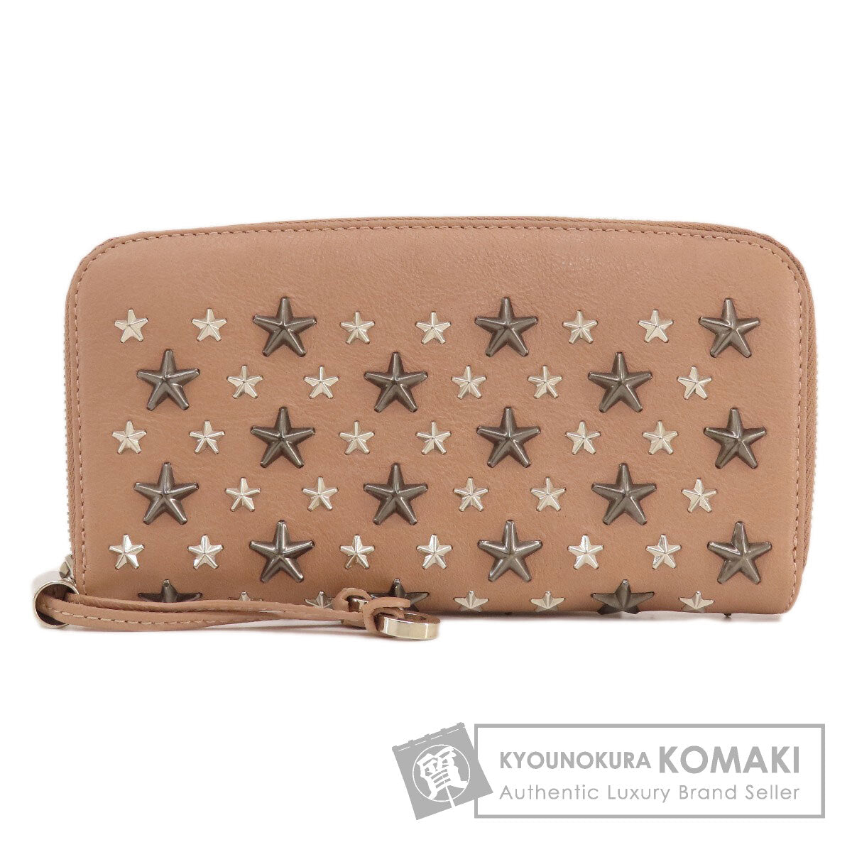 Jimmy Choo   Long wallet (with coin pocket) Star motif Leather Ladies