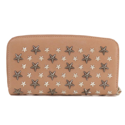 Jimmy Choo   Long wallet (with coin pocket) Star motif Leather Ladies