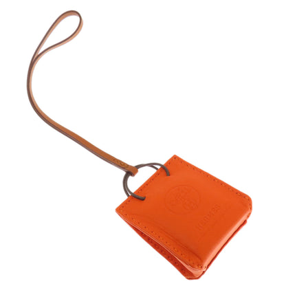 HERMES   key ring Sac Orange Fu Agneau Milo Ladies