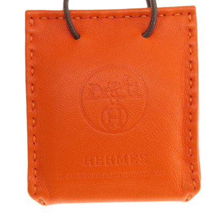 HERMES   key ring Sac Orange Fu Agneau Milo Ladies