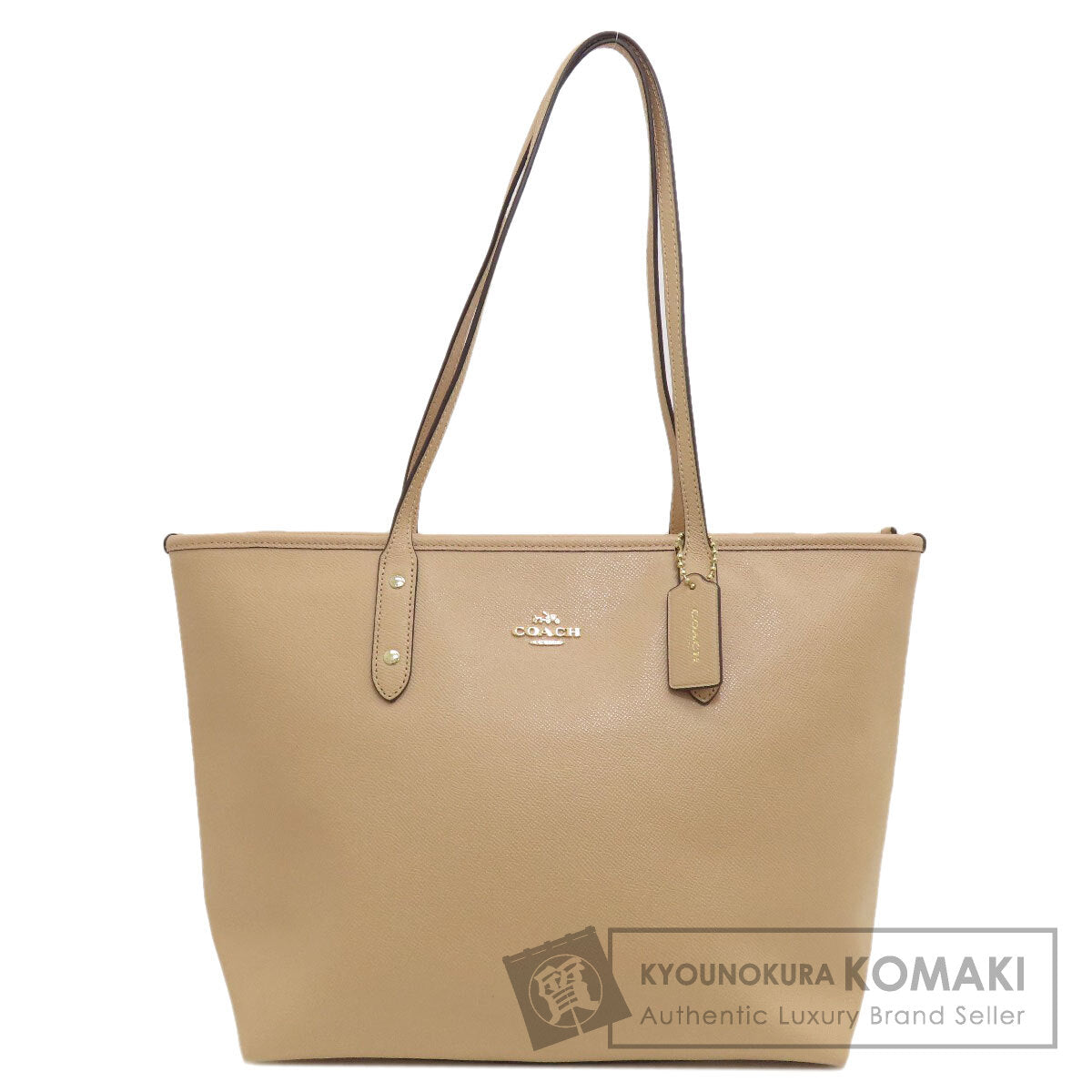 COACH  F57522 Tote Bag logo Leather Ladies