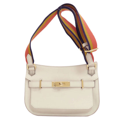 HERMES Gypsier Mini Beton GoldHardware Shoulder Bag Evercolor Ladies [Used]