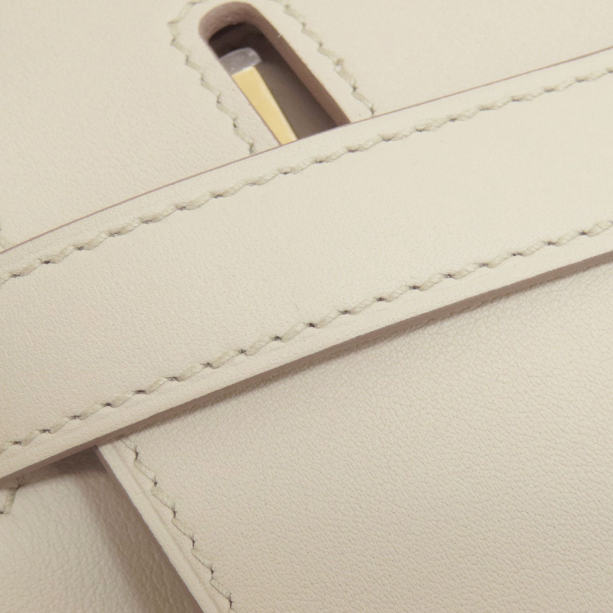 HERMES Gypsier Mini Beton GoldHardware Shoulder Bag Evercolor Ladies [Used]