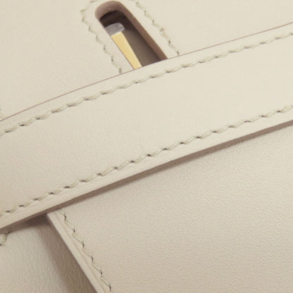 HERMES Gypsier Mini Beton GoldHardware Shoulder Bag Evercolor Ladies [Used]